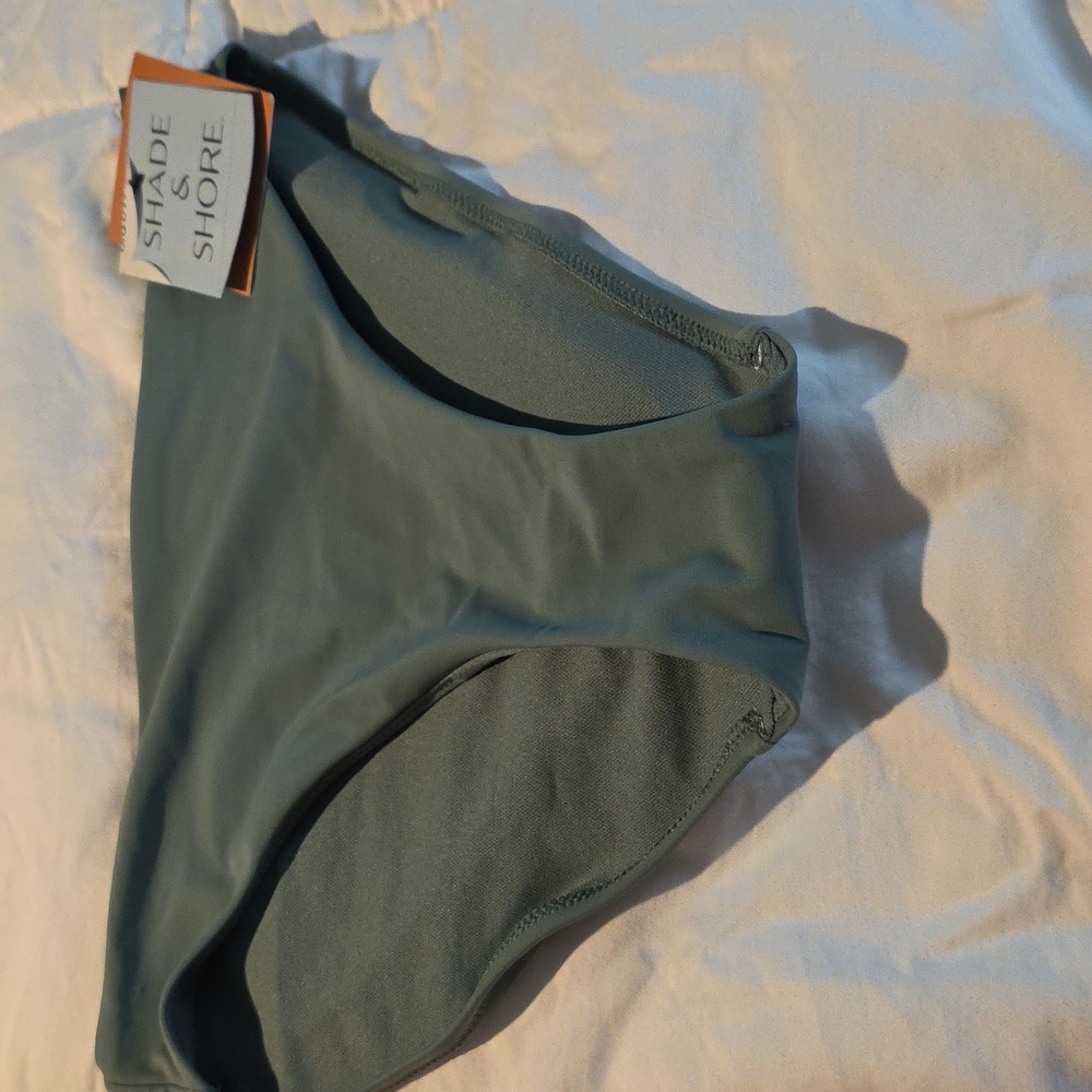 Shade & Shore Hunter Green Size Small Low Rise,  Full Coverage (W497)
